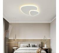 TZSMUM Plafoniera LED Soffitto Dimmerabile Lampada da Soffitto con Telecomando 2700K-6500K Plafoniera Moderna Design Decorativa Bianco per Soggiorno Camera da Letto Sala da Pranzo (Triangolo,50cm)