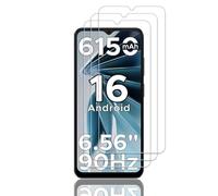 Tzstz 3 pellicole protettive in vetro temperato per Doogee Note 56/56 pro/56 Plus/56X/56X PRO 6,5 pollici, durezza 9H, antigraffio, pellicola protettiva per schermo HD