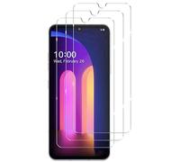 Tzstz 3 pezz per LG V60 ThinQ 5G vetro temperato Pellicola Prottetiva, 9H Durezza,Anti Graffio, HD Pellicola Prottetiva