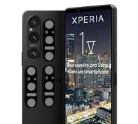 Tzstz 3 pezzi - Nero,Pellicola protettiva per fotocamera posteriore per Sony Xperia 1 V, antigraffio