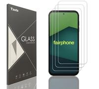 Tzstz 3 Pezzi Vetro Temperato Dello Schermo Protector per Fairphone 5 Durezza 9H Anti Graffi HD Pellicola Protettiva Dello Schermo