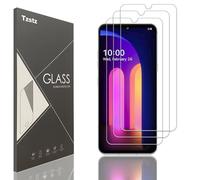 Tzstz 3 Pezzi Vetro Temperato Dello Schermo Protector per LG V60 ThinQ Durezza 9H Anti Graffi HD Pellicola di Protezione Dello Schermo