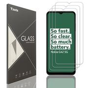 Tzstz 3 Pezzi Vetro Temperato Dello Schermo Protector per Nokia G42 5G 6.56" Durezza 9H Anti Graffi HD Pellicola Protettiva Dello Schermo