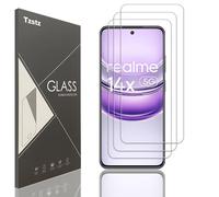 Tzstz 3 Pezzi Vetro Temperato Dello Schermo Protector per realme 14x 5G Durezza 9H Anti Graffi HD Pellicola di Protezione Dello Schermo