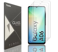 Tzstz 3 Pezzi Vetro Temperato Dello Schermo Protector per Samsung Galaxy A06 4G Durezza 9H Anti Graffi HD Pellicola Protettiva Dello Schermo