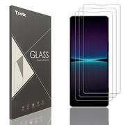 Tzstz 3 Pezzi Vetro Temperato Dello Schermo Protector per Sony Xperia 1 V/Sony Xperia 1 IV Durezza 9H Anti Graffio HD Pellicola Protettiva Dello Schermo