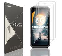 Tzstz 3 Pezzi Vetro Temperato Dello Schermo Protector per Ulefone Power Armor 18T/18T Ultra/19/19T 6.58" Durezza 9H Anti Graffio Pellicola Protettiva Schermo HD