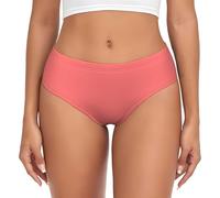 TZTTZT Biancheria intima da donna senza cuciture, stampa rossa chiara, slip da donna, slip bikini mutandine, Nero, S