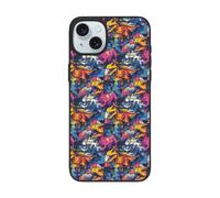 TZTTZT Compatibile con iPhone 15 Custodia carina, custodia per telefono con stampa di dinosauri con graffiti dei cartoni animati, compatibile con iPhone 15, protezione antiurto, protezione completa