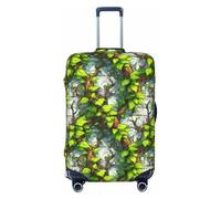 TZTTZT Copertura protettiva per bagagli, con stampa di vite turchese, per valigie da pollici, Nero , 18-21