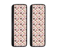TZTTZT Set di 2 coperture per maniglie del frigorifero, con stampa a ciambella, regolabili, antiscivolo, per lavastoviglie, forno, cucina, decorazione