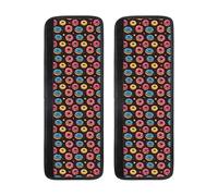 TZTTZT Set di 2 coperture per maniglie del frigorifero con stampa colorata a ciambella, regolabili, antiscivolo, per lavastoviglie, forno, cucina, decorazione