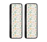 TZTTZT Set di 2 coperture per maniglie del frigorifero con stampa colorata a ciambella, regolabili, antiscivolo, per lavastoviglie, forno, cucina, decorazione