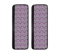 TZTTZT Set di 2 coperture per maniglie del frigorifero, con stampa leopardata, colore rosa, antiscivolo, regolabili, per lavastoviglie, forno, cucina, decorazione