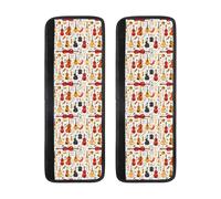 TZTTZT Set di 2 coperture per maniglie del frigorifero con stampa vintage in violoncello 1, regolabili, antiscivolo, per lavastoviglie, forno, cucina