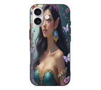 TZTTZT Stampa elfo dei cartoni animati n. 11 compatibile con iPhone 17, custodia sottile e carina, compatibile con iPhone 17, controllo della fotocamera, protezione antiurto, resistente ai graffi