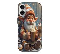 TZTTZT Stampa elfo dei cartoni animati n. 17 compatibile con iPhone 17, custodia sottile e carina, compatibile con iPhone 17, controllo della fotocamera, protezione antiurto, resistente ai graffi