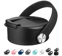 Tzuoieo Coperchio flip per Hydro Flask a bocca larga 32 1134 g con manico flessibile, coperchio di ricambio per caffè compatibile con Hydroflask, Nalgene e altre marche di bottiglie d'acqua Top bocca