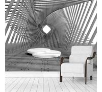 Tzxztt Architettura Creativa In Tridimensionale Espansione Spaziale Moderna Carta Da Parati 3D Seta Pregiata Testurizzata Ideale Per La Camera Letto Del Soggiorno-250cm×170cm