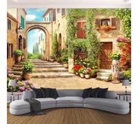 Tzxztt Architettura Stereo Estensione Dello Spazio Piante Moderna Carta Da Parati 3d Seta Pregiata Testurizzata Ideale Per La Camera Letto Del Soggiorno-150cm×105cm