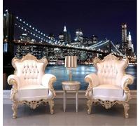 Tzxztt Casual Originale Retrò Ponte Città Architettura Moderna Carta Da Parati 3D Seta Pregiata Testurizzata Ideale Per La Camera Letto Del Soggiorno-430cm×300cm