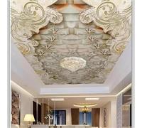 Tzxztt Retrò Astratto Tridimensionale Geometrico Effetto Marmo Moderna Carta Da Parati 3D Seta Pregiata Testurizzata Ideale Per La Camera Letto Del Soggiorno-350cm×256cm