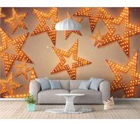 Tzxztt Stella Geometrica Stereoscopica Creativo Moderna Carta Da Parati 3d Seta Pregiata Testurizzata Ideale Per La Camera Letto Del Soggiorno-300cm×210cm
