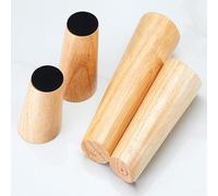 TZYYAO Gambe per Mobili in Legno 8cm,10cm,15cm,20cm,30cm,Gambe Solide per Divani,Gambe Rotonde Di Ricambio in Legno per Sedie Da Scrivania,Gambe Di Supporto,4 Pezzi,Vertical-15cm/5.9in