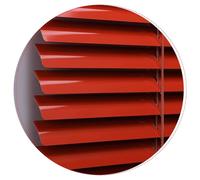 TZYYAO Tende Veneziane in Alluminio Rosso,Tende Veneziana in Metallo 55cm 80cm 90cm 105cm 115cm 120cm,Tende Orizzontali Oscuranti,Anti-UV Impermeabile Regolazione della Luce,WxH-50x180cm/20x71in
