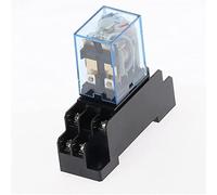 TZZVFRCR Accessori elettronici Relè 1Pc LY2NJ HH62P HHC68A-2Z Elettronico Micro Mini Relè Elettromagnetico 10A 8PIN Bobina DPDT con Base(AC 220V)
