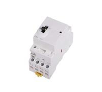 TZZVFRCR Contattore modulare AC Domestico su Guida DIN 4P 25A 220V/230V 50/60HZ con Interruttore di Controllo Manuale 4NO o 2NO 2NC o 4NC(2NO 2NC)