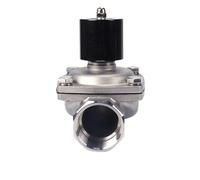 TZZVFRCR Elettrovalvola elettrica a Bassa Pressione da 1,5 Pollici, 24 V, for fontane, 220 V, in Acciaio Inossidabile, DN40, normalmente Chiusa, Bassa Pressione, 0-10 Bar(Npt-24vac,2A-40B EPDM)
