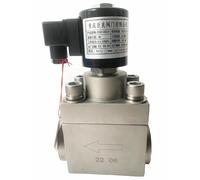 TZZVFRCR Elettrovalvola for Acqua ad Alta Pressione a 2 Vie 200 Bar 20 MPa, orifizio da 1,1/4 Pollici, 32 mm, SS304, DN32, normalmente Aperta(NPT-DC36V)