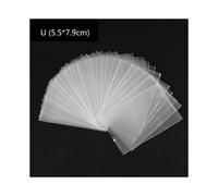 (U 5,5x7,9 cm) 100 bustine protettive per carte da gioco magiche, tarocchi, carte da poker Three Kingdoms