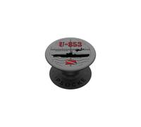 U-853 Immersione sottomarina Seconda Guerra Mondiale Scuba Relitto Immersione Maine PopSockets PopGrip Adesivo