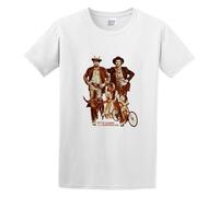 U-BASIC Uomo's Butch Cassidy And The Sundance T-Shirt White XL