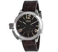U-Boat 8893 Classico 42 Tungsten Marrone Scuro Cinturino Orologio Da Polso