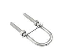 U Bolt 1 pz M4 M5 M6 M8 M10 M12 Bullone a U 26mm 30mm 50mm Larghezza Interna U-Bolt Con Dadi Cinghie Telaio In Acciaio Inox 304 di Fissaggio(M6X90)