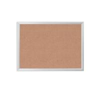 U Brands Basics Cork Bulletin Board, 58,4 x 43,2 cm, argento telaio in alluminio 23 x 17 Inches Silver