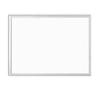 U Brands Basics Dry Erase Board, 58,4 x 43,2 cm, in melammina, Surface, Silver aluminum Frame 23 x 17 Inches White