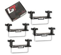 U-Bügel Montageset Dachbox Befestigungset 80 Mm Pulverbeschichtato Per LEXUS