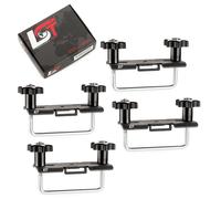 U-Bügel Montageset Dachbox Befestigungset 80 Mm Pulverbeschichtato Per VOLVO