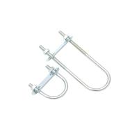 U bulloni, Bullone a U zincato allungato M6, vite, morsetto for tubo a U, bullone for morsetto for tubo(M6x50x90mm 2set)