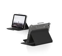 U by UAG [U] Lucent Case Apple iPad mini 6 Custodia (2021 / 6a generazione) [Funzione stand, Wake/Sleep, Magnetic flap anteriore, Apple Pencil holder] nero (trasparente)