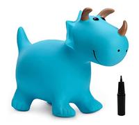 U&C Planet Gonfiabile Cavalcabile per Bambini 1-6 Anni con Pompa | Gioco Gonfiabile, Animale Cavalcabile, Base Antiscivolo, Gonfiaggio Rapido, Regalo per Festa dei Bambini, Compleanni e Natale