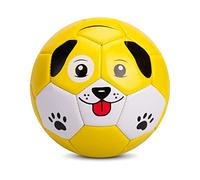 U&C Planet Pallone da Calcio Taglia 2 per Bambini con Pompa e Rete | Impermeabile, Facile da Pulire, Per Interno/Esterno, Favorisce il Movimento, Regalo per Ragazzi e Ragazze