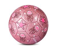 U&C Planet Pallone da Calcio Taglia 2 per Bambini con Pompa e Rete | Impermeabile, Facile da Pulire, Per Interno/Esterno, Favorisce il Movimento, Regalo per Ragazzi e Ragazze