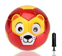 U&C Planet Pallone da Calcio Taglia 2 per Bambini con Pompa e Rete | Impermeabile, Facile da Pulire, Per Interno/Esterno, Favorisce il Movimento, Regalo per Ragazzi e Ragazze
