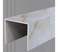 u copertura per tubature Copertura antipioggia per condotti adatta per pozzetti/tubi 'acqua/condotti di sfiato, raccordo nascosto per pareti esterne(C,L W 70 x 10cm/2' x 3.9")