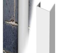 u copertura per tubature Copertura per condotti di ventilazione resistenti alle intemperie, occultamento di chiusura per tubi di drenaggio da 30, 40, 50, 120(120 x 18 cm/47.2 x 7.1 in)